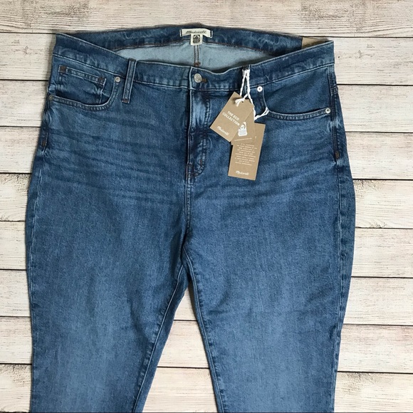 NWT Madewell "The Eco Collection" 9" High-Rise Skinny Jeans Size W34 - Picture 9 of 16